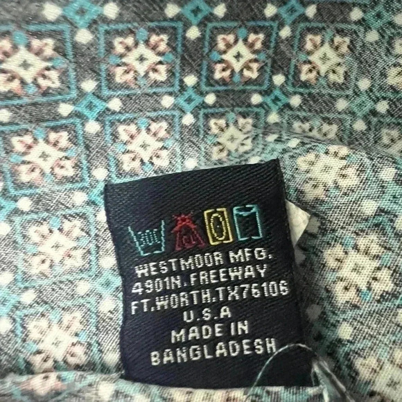 Panhandle Western Men’s Long sleeve Pearl Snaps Size Large - Picture 5 of 8